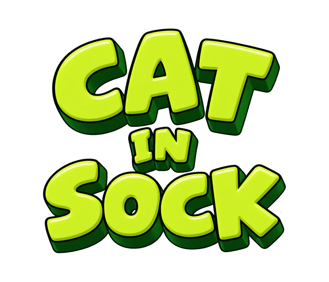 Cat In Sock